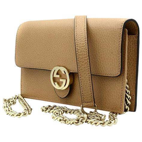 gucci 2282|Gucci Beige Interlocking G Leather Double Hook Compact Wallet .